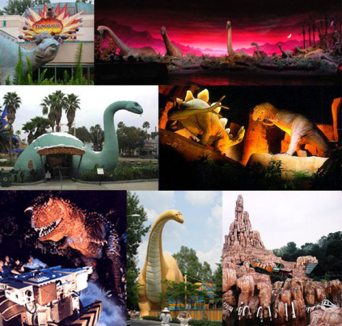 Which Disney Park contains Jurassic Park dinosaurs? Answer: All of them.