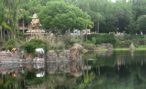 The lost water temple as glimpsed from Dinoland