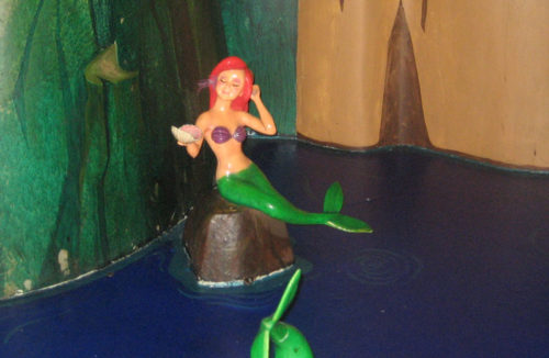 Mermaid in Peter Pan's Flight looks like Ariel.