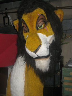 Scar Puppet from the Legend of the Lion King at Magic Kingdom