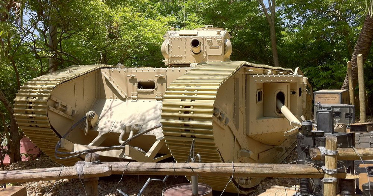 Indiana Jones and the Last crusade Tank in Boneyard