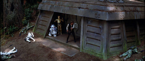 Endor shield generator bunker in Return of the Jedi