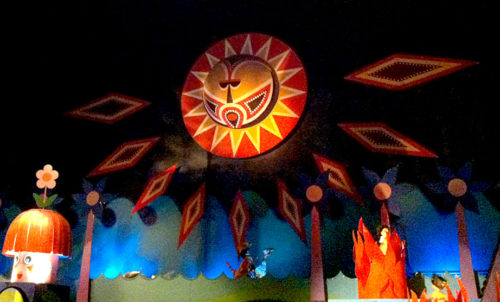 The extraordinary Polynesian sun in It's a Small World