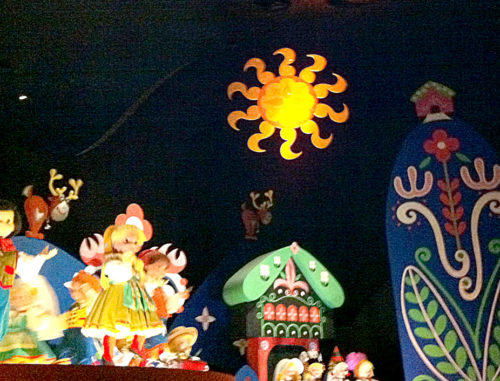 Scandanavian sun in it's a small world