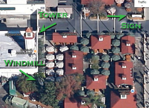 Sunset Ranch Market Satellite Image