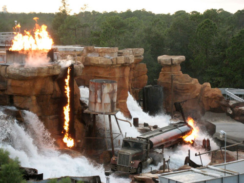 Catastrophe Canyon, one of the Disney MGM Studios Opening Day attractions