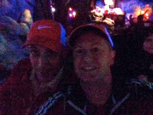 In case you can't tell, that's a diamond mine behind us.