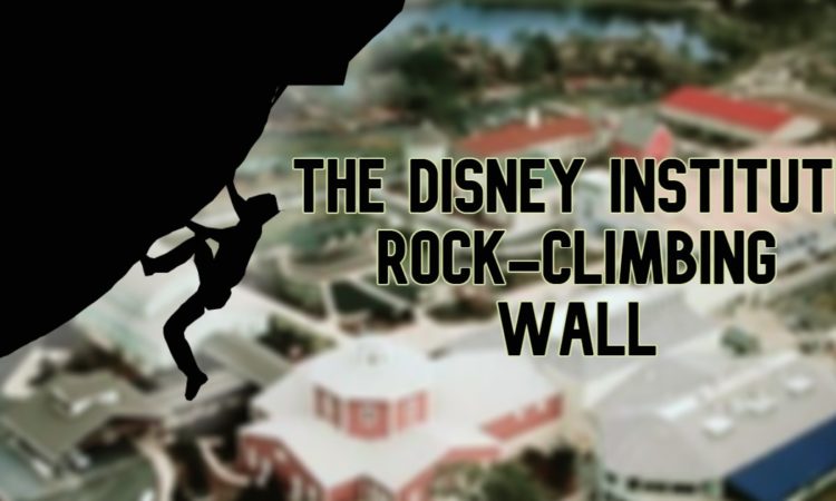 Disney Institute rock-climbing wall