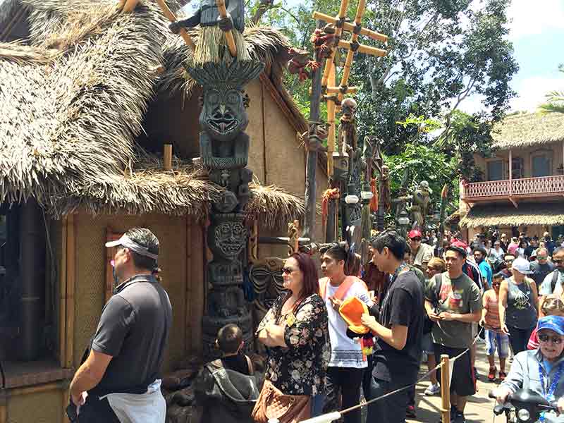 Dole Whip lines at Tiki Juice Bar Disneyland Secret Luxuries