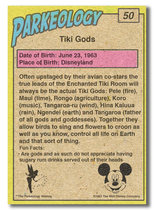 50 Greatest Park Characters-Tiki-Gods-Back