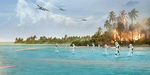 Rogue One - Scarif - Stormtroopers on the beach