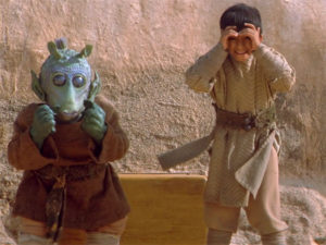 Young Greedo and Kitster in the Phantom Menace