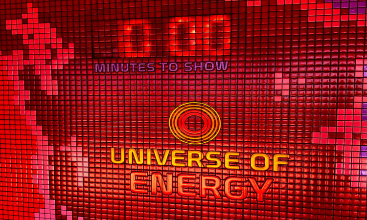The preshow countdown clock to the Universe of Energy