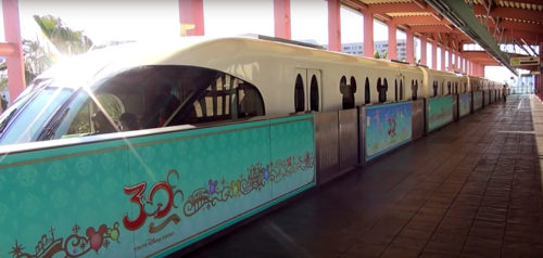 Tokyo Disney Monorail Station Platform