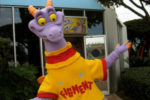 Large walk-around Figment meet and greet at Journey into Imagination