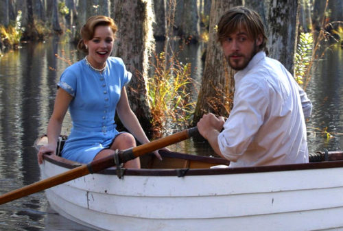 Ryan Gosling and Rachel McAdams in the Notebook