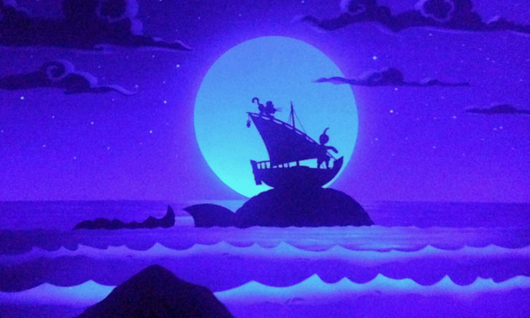 The whale in Sinbad's Storybook Voyage in Tokyo DisneySea