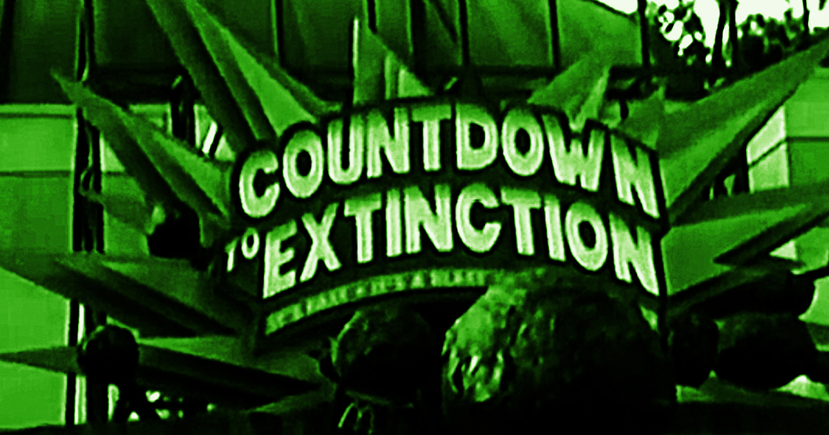 Countdown to Extinction sign