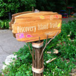 Discovery Island Trails sign at Animal Kingdom