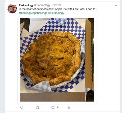 Apple Pie tweet