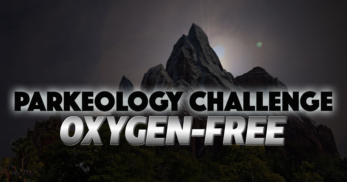 Parkeology Challenge Oxygen-Free banner