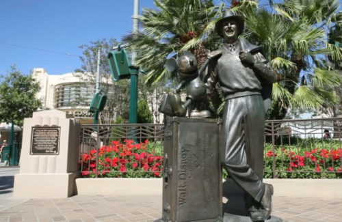 Walt Disney Storytellers statue at California Adventure