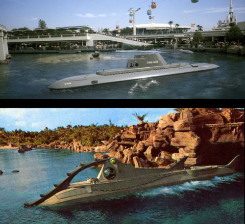 Submarine Voyage vs 20,000 Leagues Under the Sea Nautilus