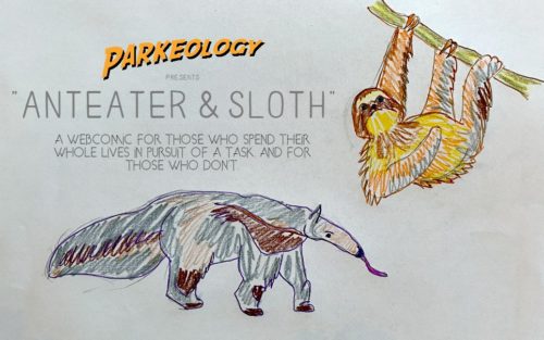 Anteater and Sloth Web comic