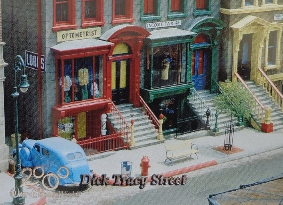 Dick Tracy Street Disney-MGM Studios Backlot Tour 1990