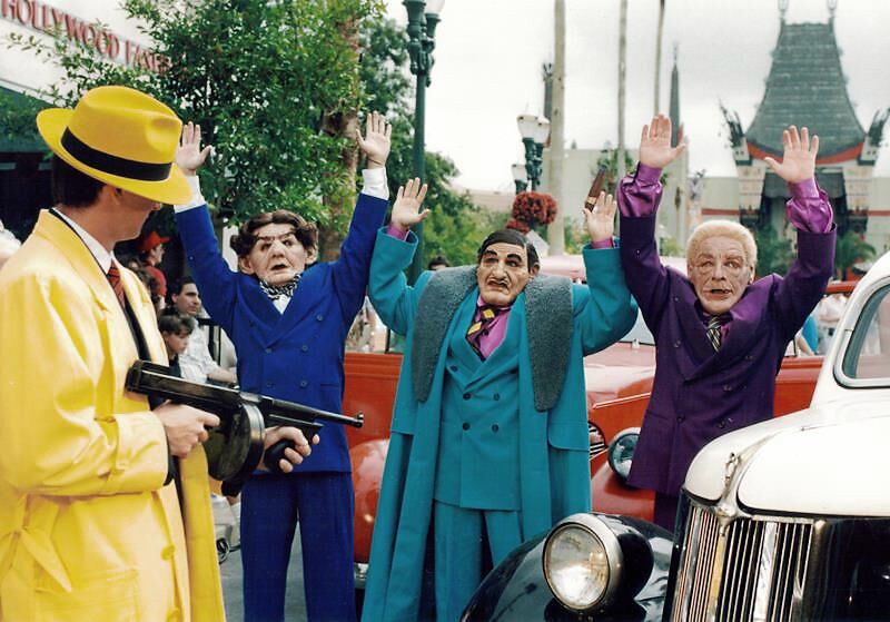 Dick Tracy characters Disney-MGM Studios 1990