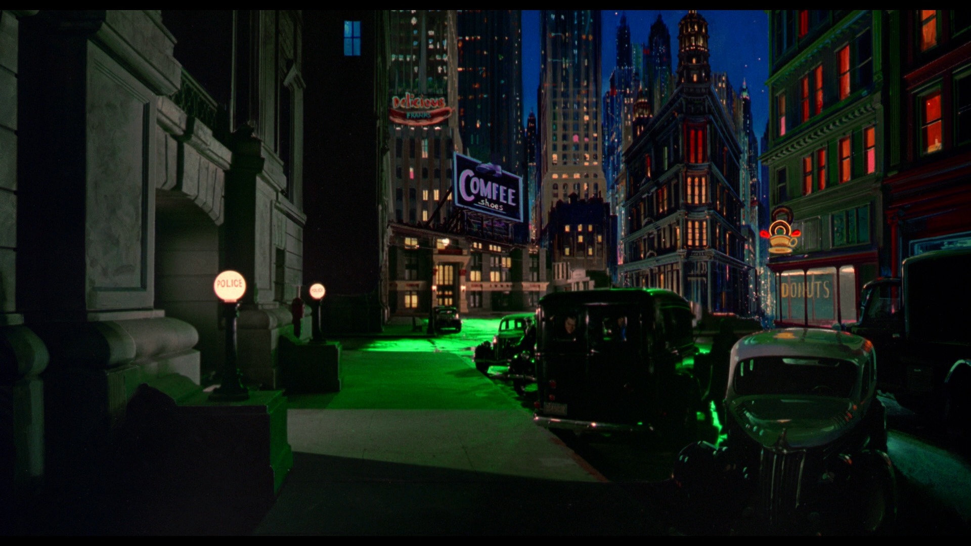 Dick Tracy movie / ride scene