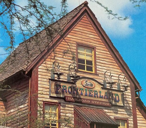 Frontierland train station near Splash Mountain