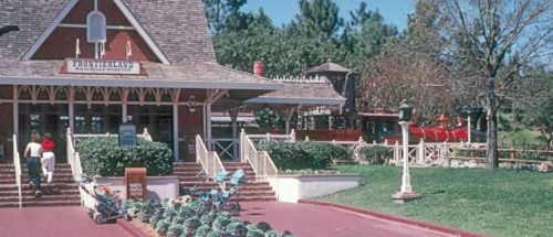 Original Frontierland Railroad station