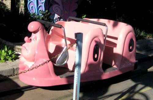 Alice in Wonderland Caterpillar at Disneyland