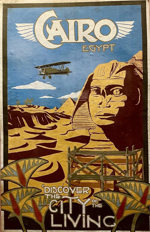 Cairo - City of the Living Indiana Jones poster from Raiders of the Lost Ark at the Indiana Jones Adventure Outpost