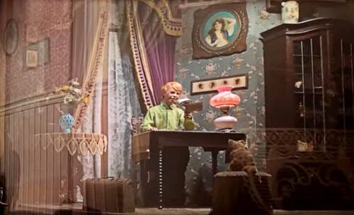 Jim uses the stereoscope in Walt Disney's Carousel of Progress