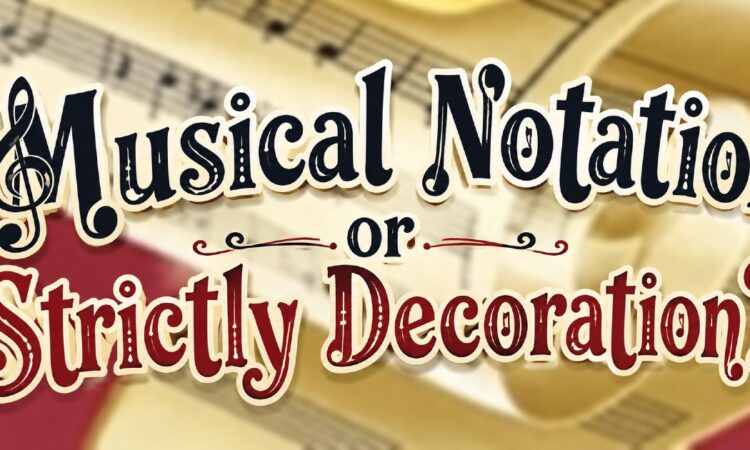 Musical Notation or Strictly Decoration