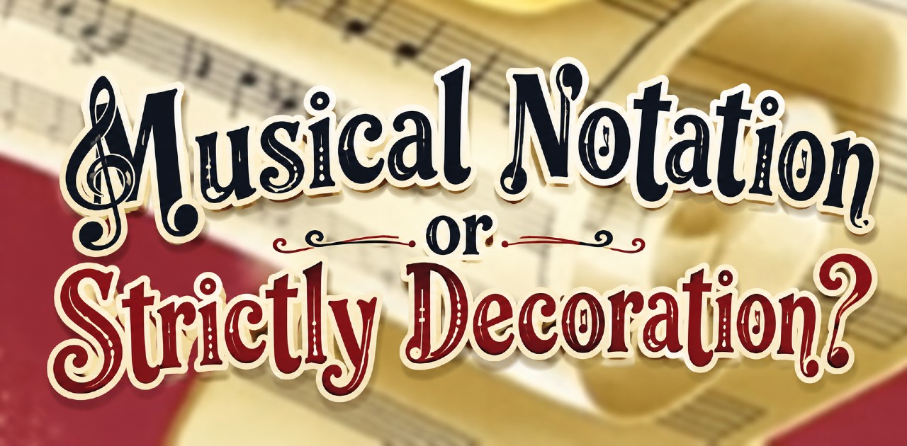Musical Notation or Strictly Decoration