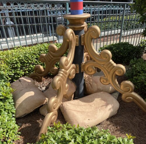Sandbags at Goofy's Barnstormer